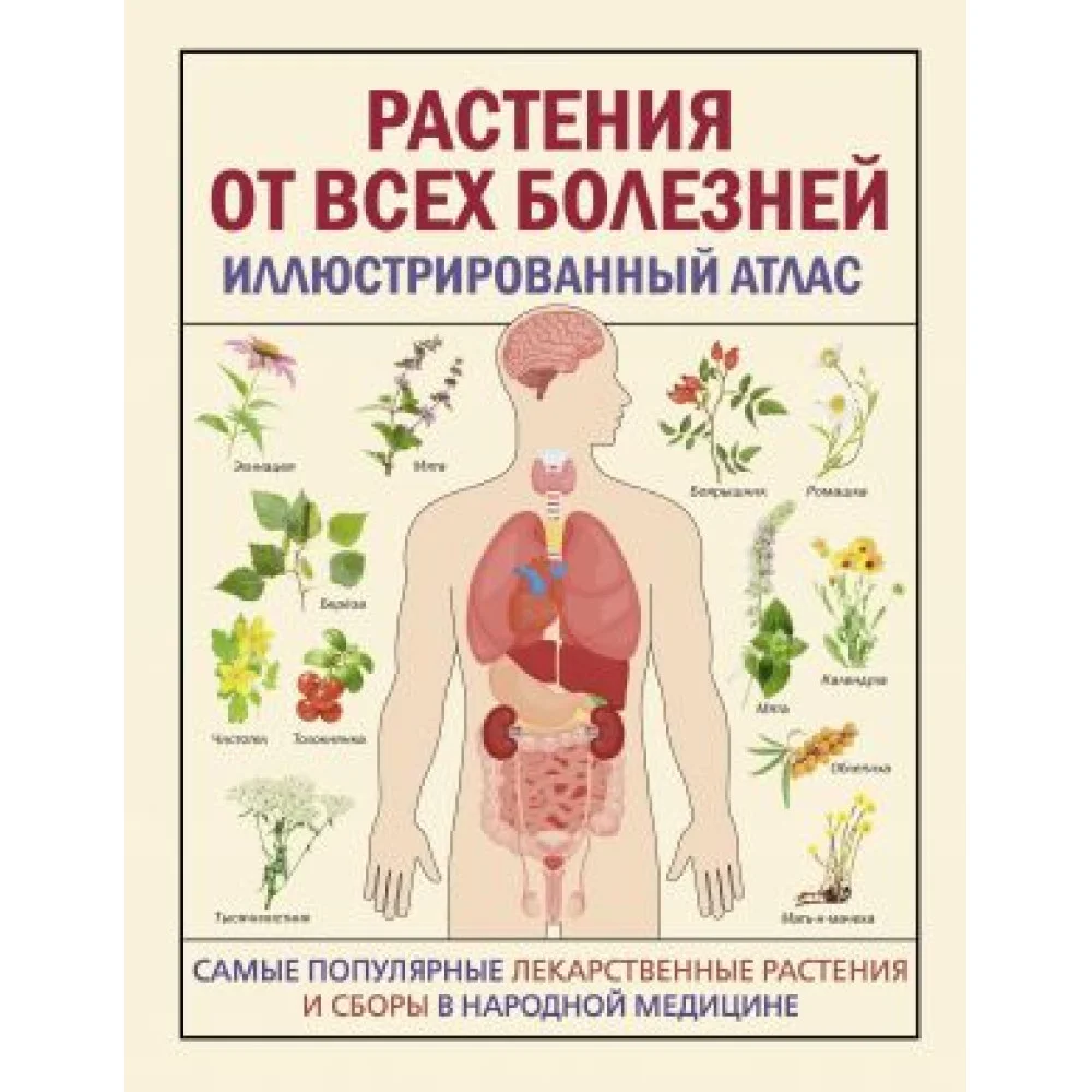 РАСТЕНИЯ ОТ ВСЕХ БОЛЕЗНЕЙ. Иллюстрированный атлас РАСТЕНИЯ ОТ ВСЕХ БОЛЕЗНЕЙ. Иллюстрированный атлас