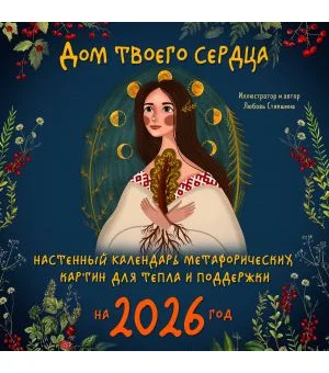 Дом твоего сердца. Настенный календарь метафорических картин для тепла и поддержки на 2026 год (300х300 мм) Дом твоего сердца. Настенный календарь метафорических картин для тепла и поддержки на 2026 год (300х300 мм)