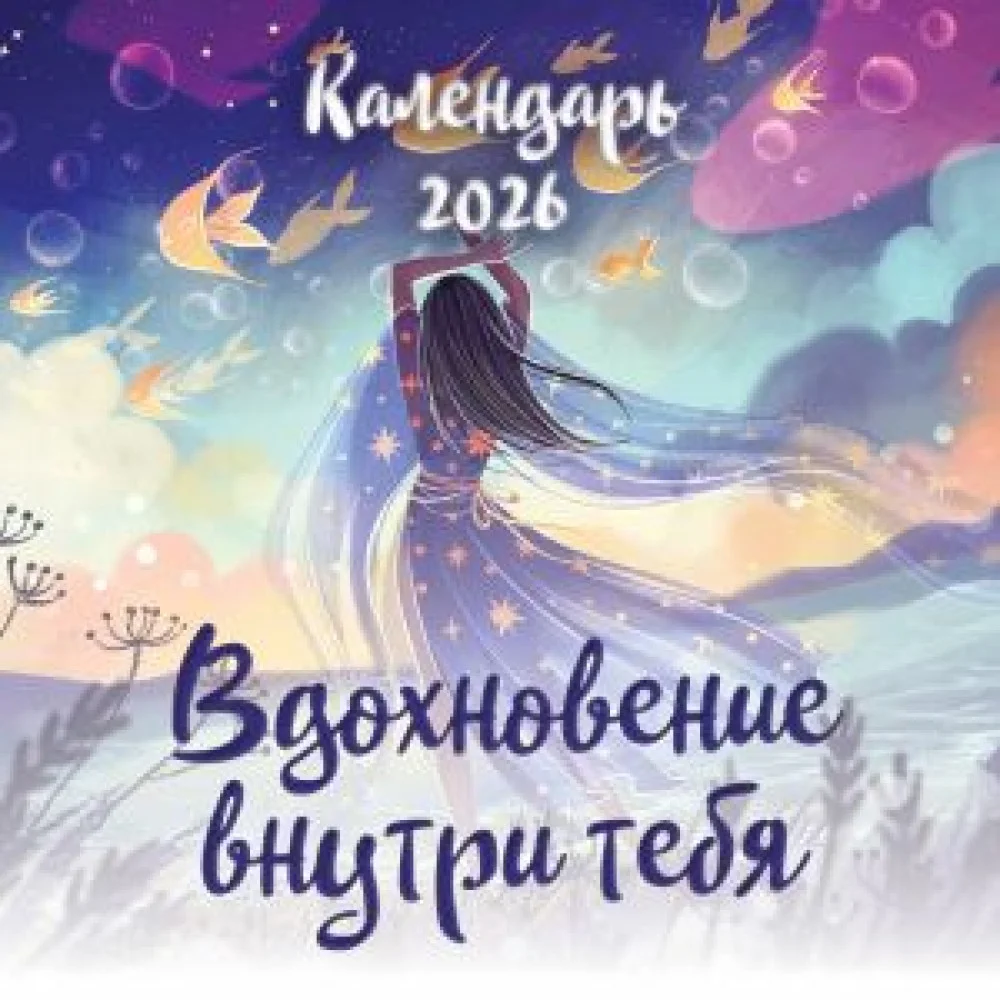 Вдохновение внутри тебя. Календарь настенный на 2026 год (300х300 мм) Вдохновение внутри тебя. Календарь настенный на 2026 год (300х300 мм)