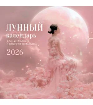 Лунный календарь на 2026 год. Календарь настенный на 2026 год (300х300)