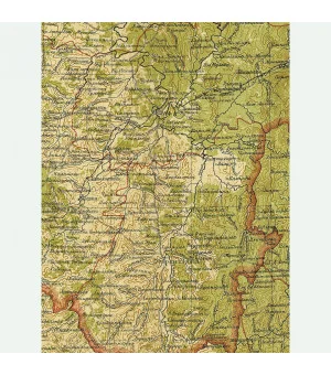 Карта-ретро Уфимской губернии на 1902 год