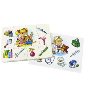 Профессии. Пазл-лото