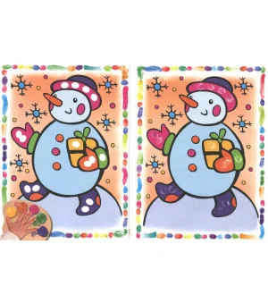 Раскрась пальчиком! Новый год