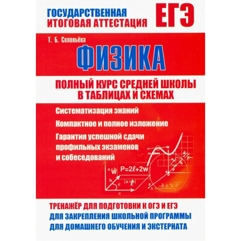 Физика. Полный курс средней школы в таблицах