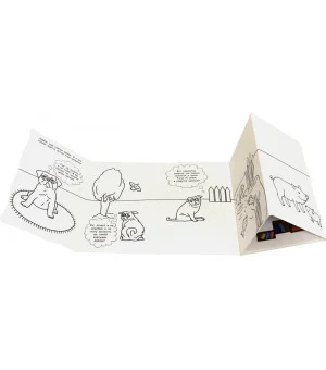 Наклею я историю. О любопытном мопсе