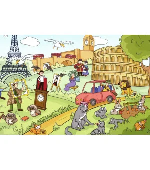 Обучающий виммельбух. От 1 до 10