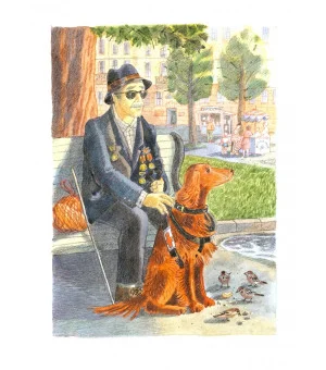 Девочка, мальчик, собака