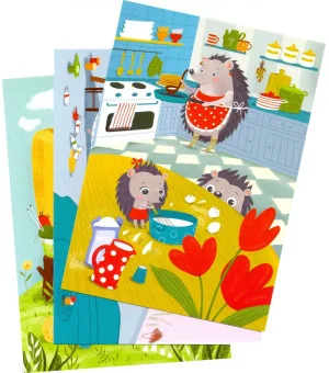 Вместе с мамой… Комплект из 10 почтовых открыток