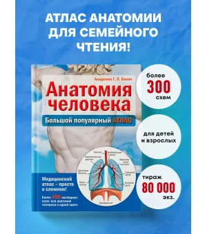 Анатомия человека: большой популярный атлас