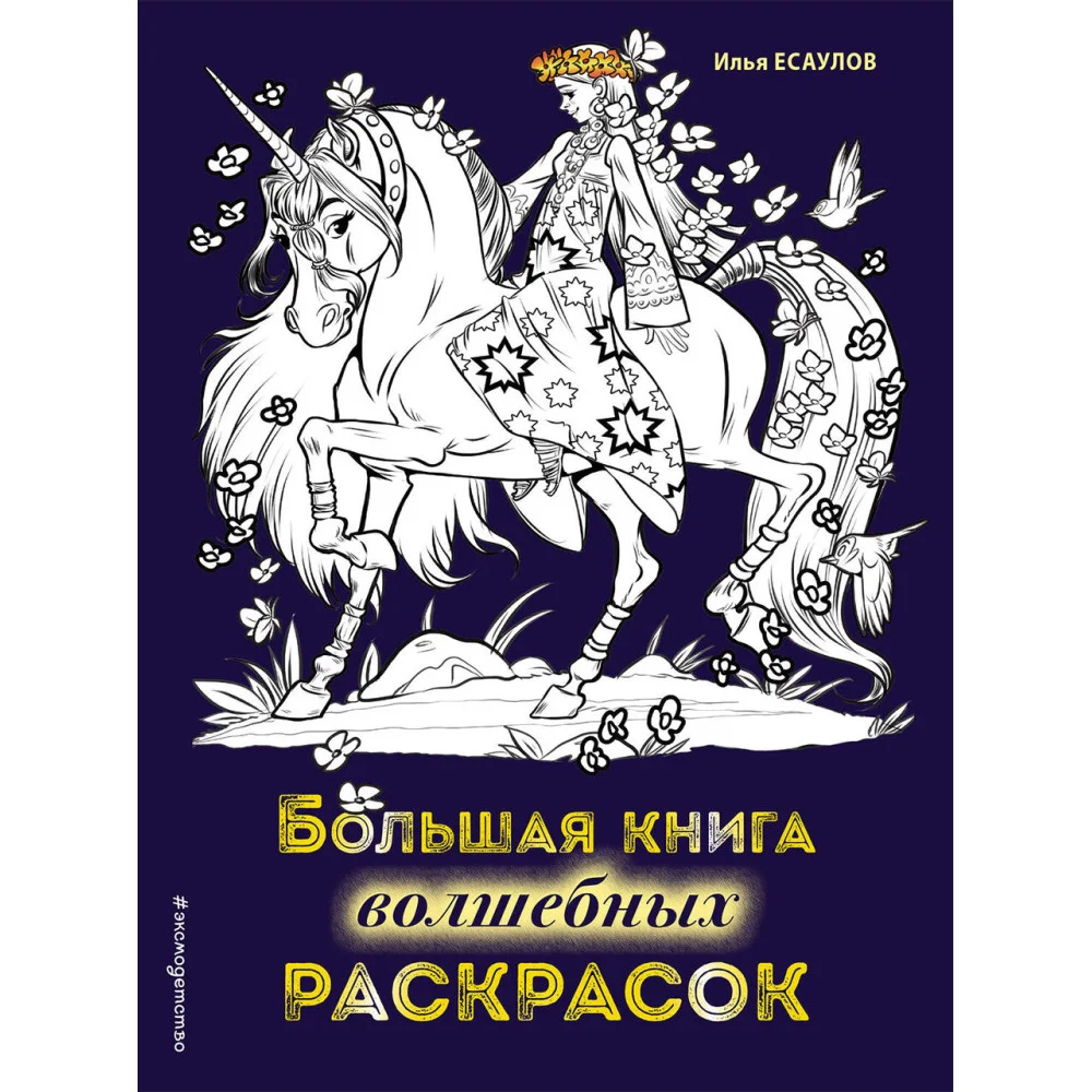 Большая книга волшебных раскрасок Большая книга волшебных раскрасок