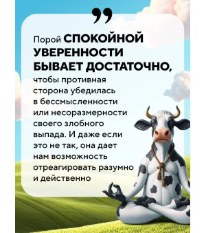 Корова на парковке. Как сохранять спокойствие, когда все бесит