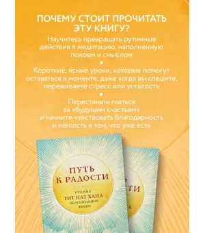 Путь к радости. Учение Тит Нат Хана об осознанной жизни. Ешь, гуляй, сиди, люби отдыхай осознанно.
