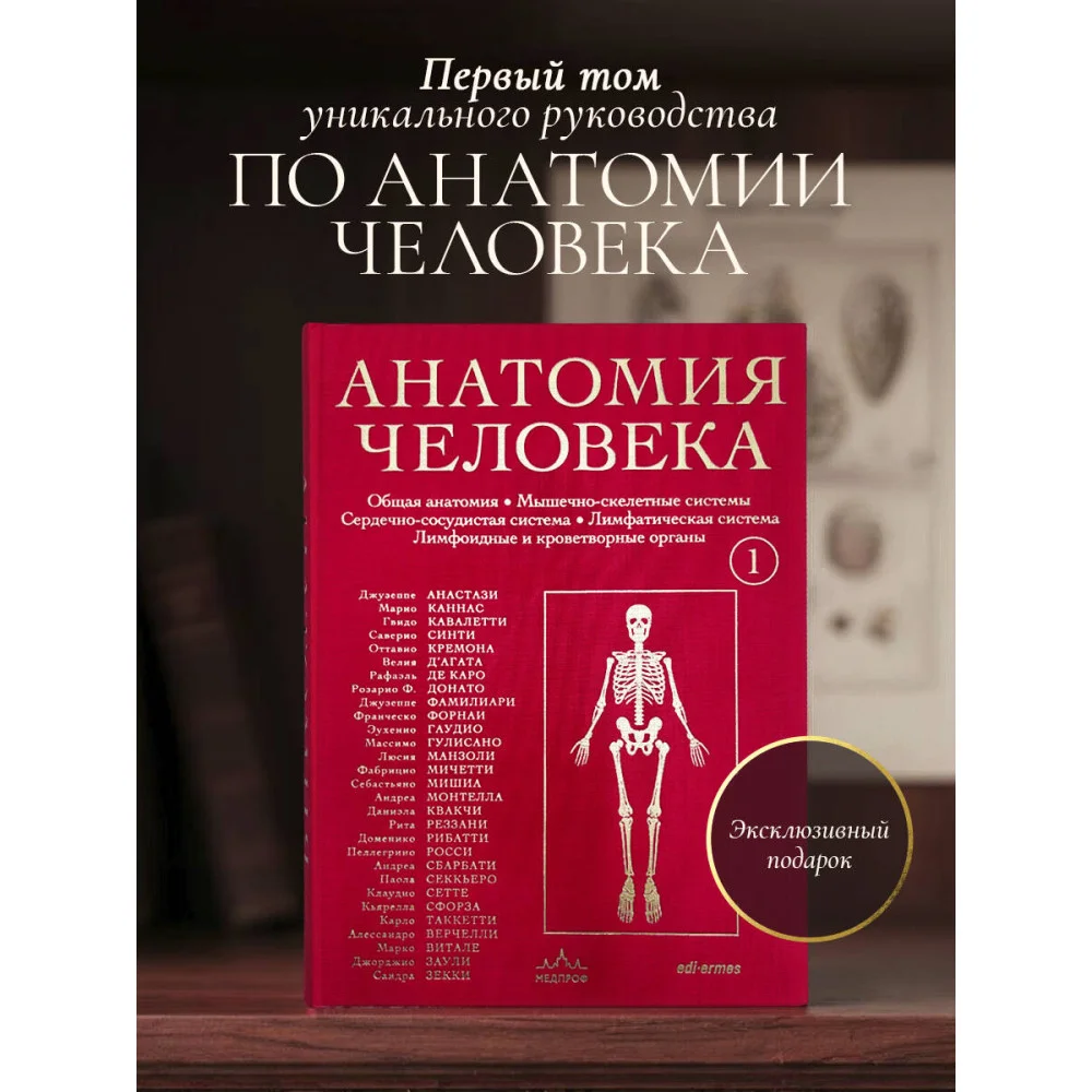 Анатомия человека. Эксклюзивное издание с 50-летней историей. Том 1