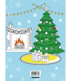 Новый год с Асей Лавринович. Раскраска-антистресс