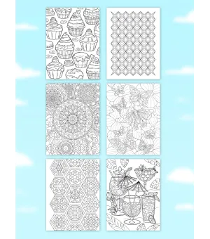 РАСКРАСКА ПРОТИВ ТРЕВОЖНОСТИ. Котик на чиле