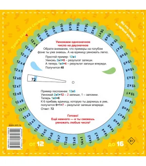 Табличное и внетабличное умножение за 5 минут в день