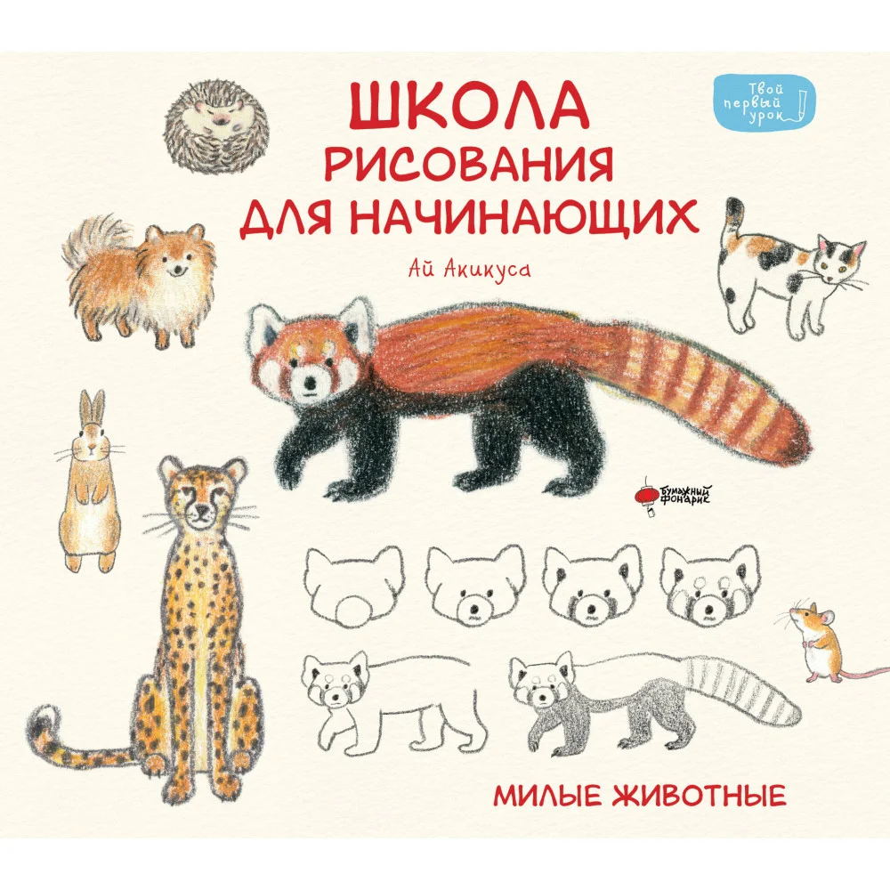 Школа рисования для начинающих: милые животные