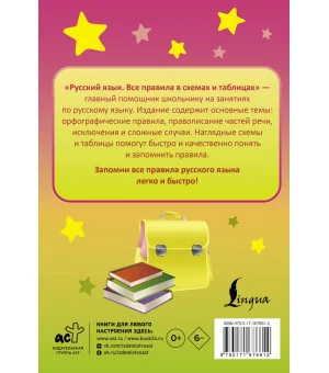 Русский язык. Все правила в схемах и таблицах