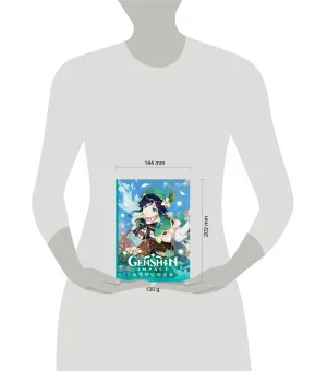 Genshin Impact на каждый день с наклейками (зеленый)