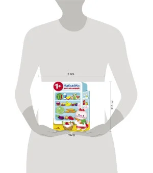 Наклейки для малышей. Холодильник