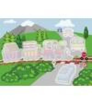 Многоразовые водные раскраски.Выпуск 4 (Паровозик)