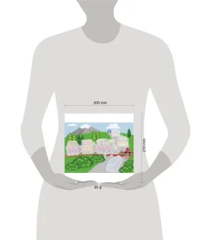 Многоразовые водные раскраски.Выпуск 4 (Паровозик)