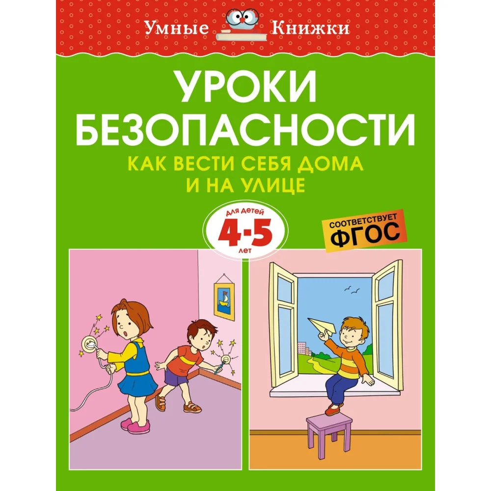 Уроки безопасности. Как вести себя дома и на улице (4-5 лет) Уроки безопасности. Как вести себя дома и на улице (4-5 лет)