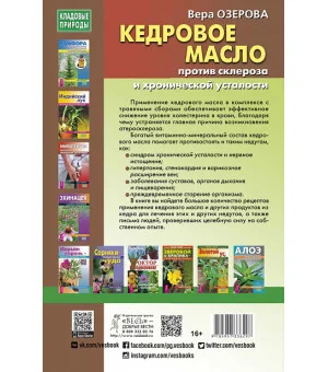 Кедровое масло против склероза и хронической усталости