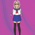Блокнот. I'm an anime person (формат А4, мягкая обложка, круглые углы, блок в точку)