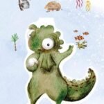 Игуана Людмила Иосифовна. Фигурная магнитная закладка