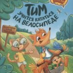 Тим учится кататься на велосипеде