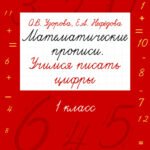 Математические прописи. Учимся писать цифры. 1 класс