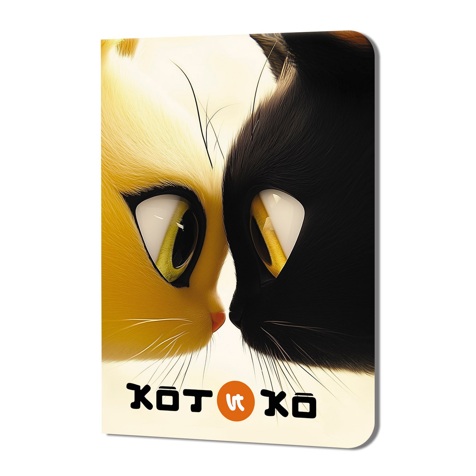 Блокнот.Котико (рыжий и черный котики) Блокнот.Котико (рыжий и черный котики) - Image 1