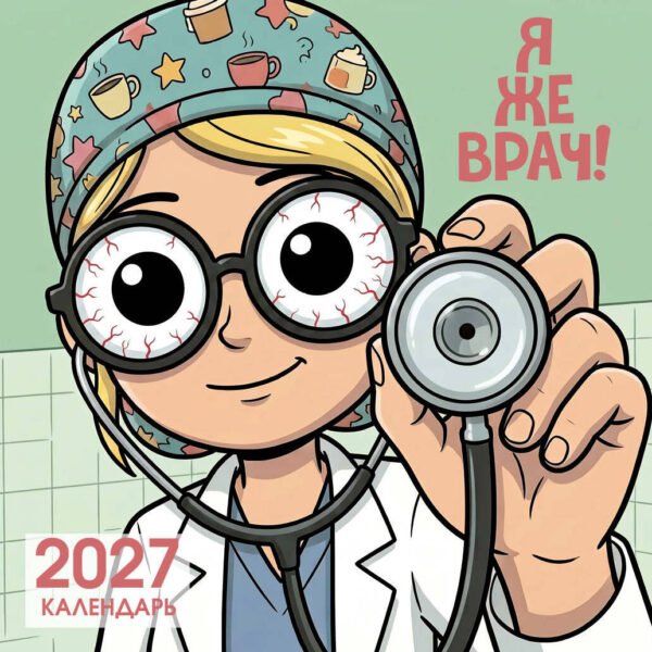 Я же врач. Календарь настенный на 2027 год (170х170 мм)