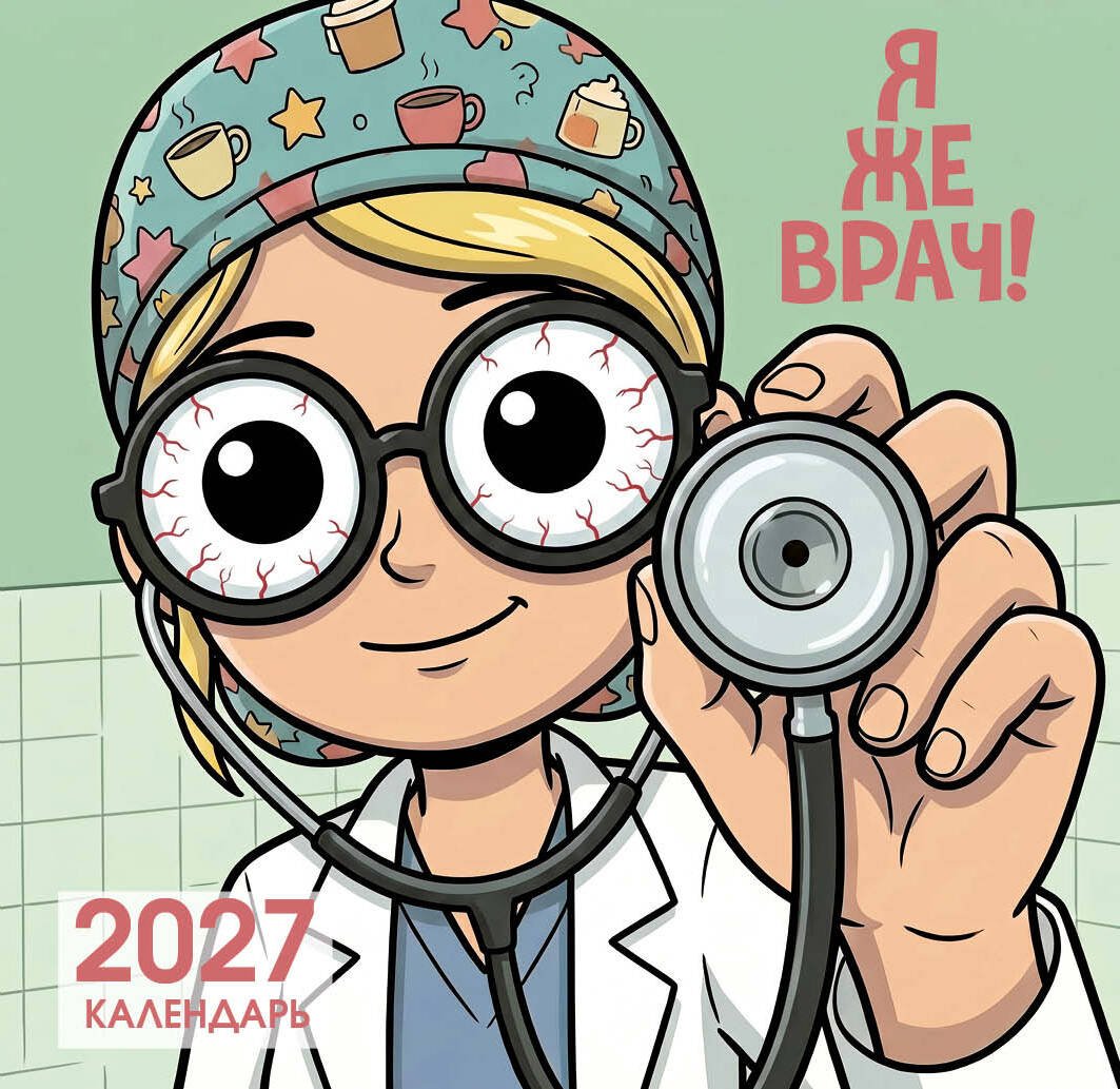 Я же врач. Календарь настенный на 2027 год (170х170 мм) Я же врач. Календарь настенный на 2027 год (170х170 мм) — изображение 1