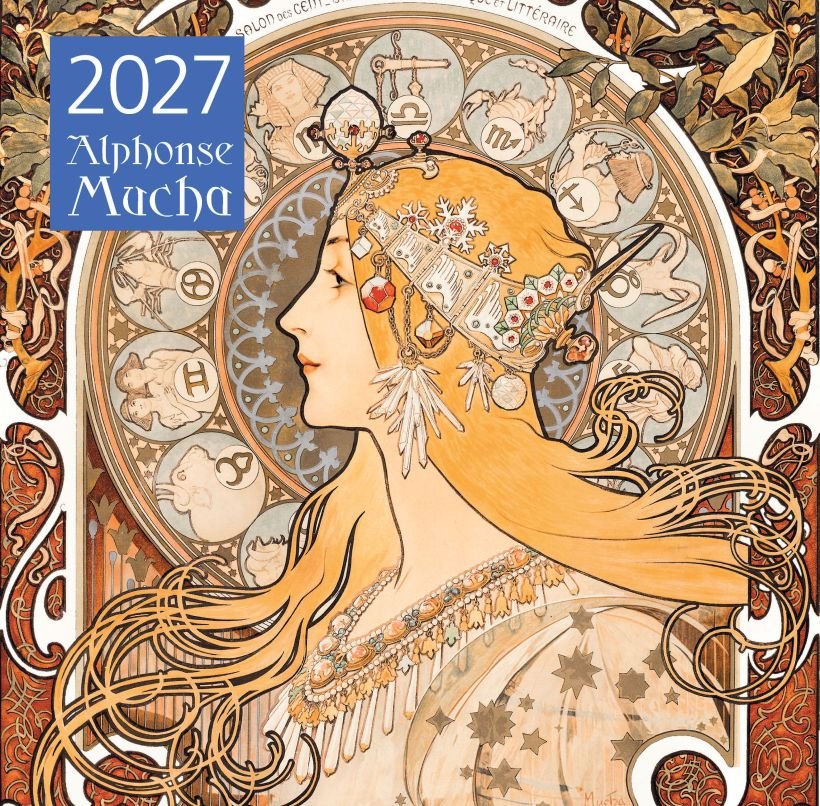 Альфонс Муха. Календарь настенный на 2027 год (300х300 мм) Альфонс Муха. Календарь настенный на 2027 год (300х300 мм) — изображение 1