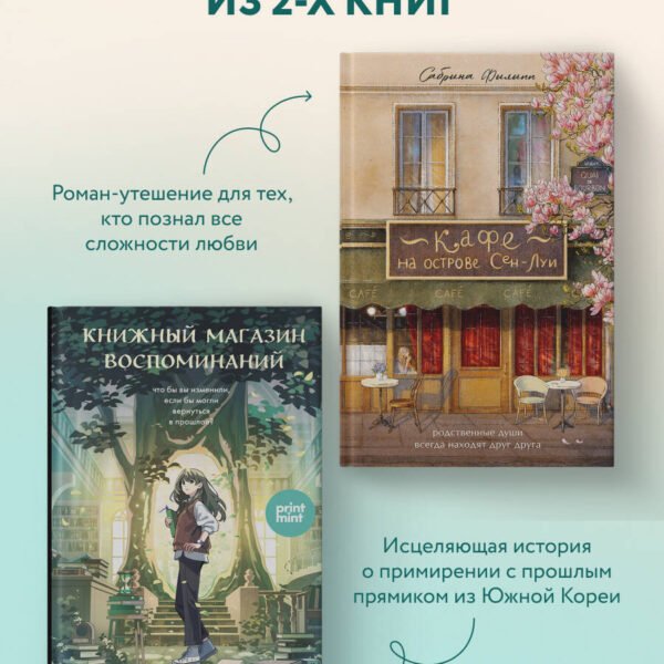 комплект Print Mint: Кафе на острове Сен-Луи + Книжный магазин воспоминаний (ИК)