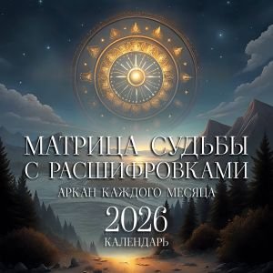Матрица судьбы с расшифровками. Аркан каждого месяца. Календарь 2026 Матрица судьбы с расшифровками. Аркан каждого месяца. Календарь 2026