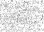 Сказки. Раскраска-плакат