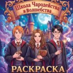 Школа чародейства и волшебства. Раскраска